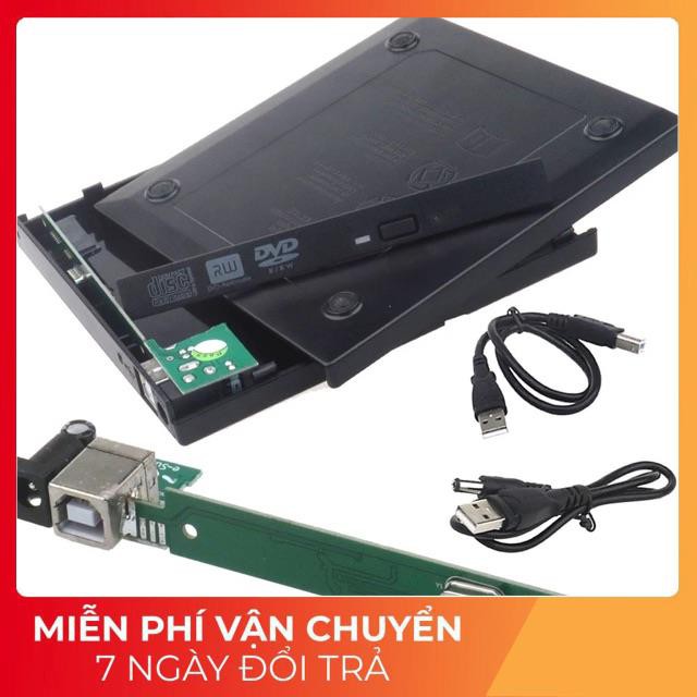 [BH 12TH] Box DVD Laptop Box DVD Đựng Ổ Đĩa DVD Laptop Gắn Ngoài Qua Cổng USB Loai Mỏng 9.5mm / Dày 12.7mm