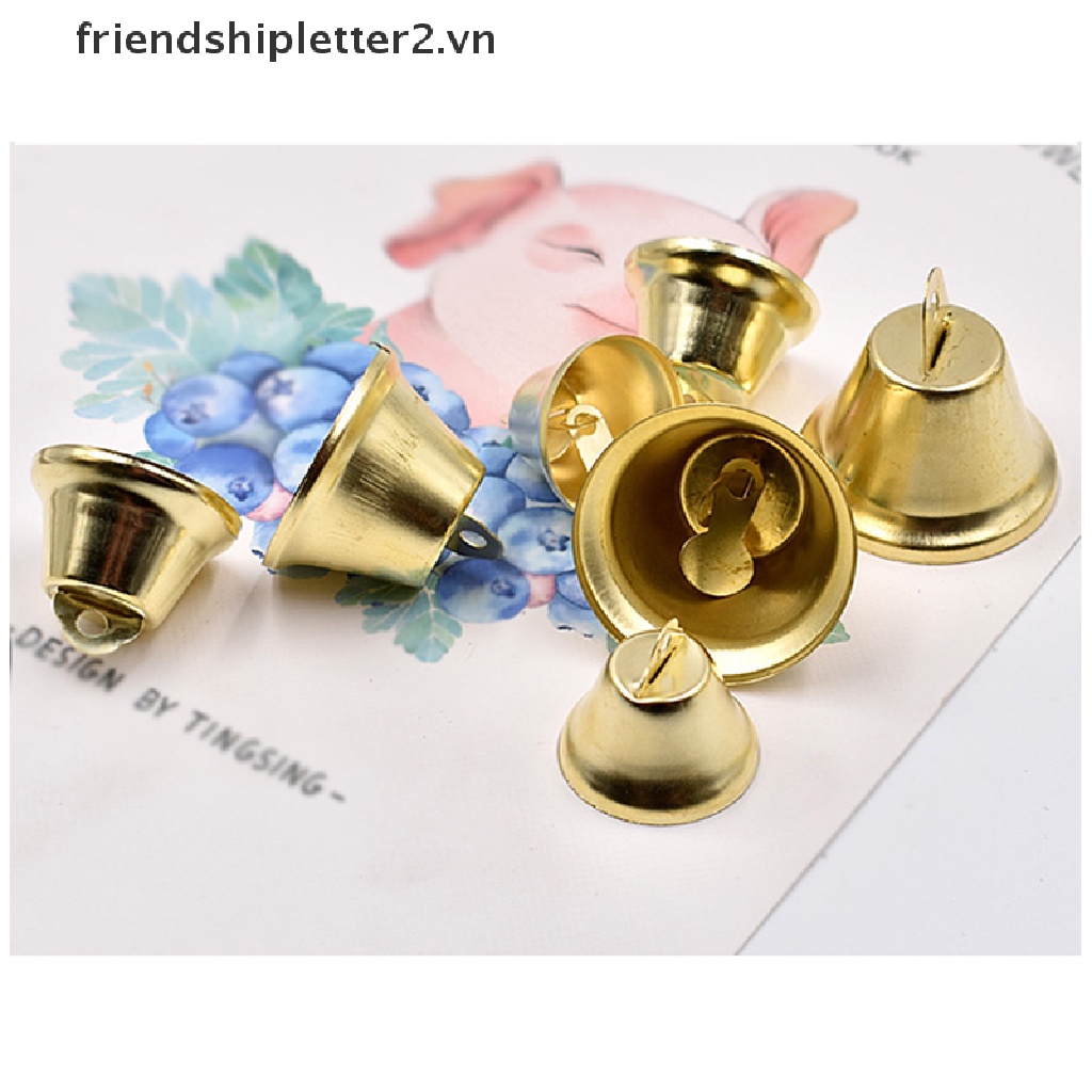 Chuông Giáng Sinh mini Mạ Vàng 2vn 10-50mm