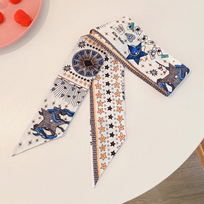 Dây vải buộc tóc vải lụa satin