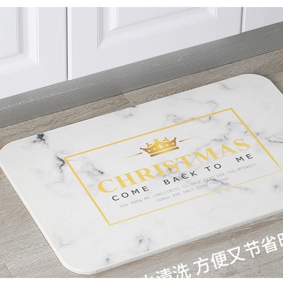 [Hàng mới về] Thảm Siêu Thấm Hút 35*45cm cao cấp tự Khô cực nhanh Êm dịu đôi bàn chân - thảm chùi chân - thảm đá thần kì