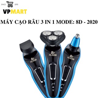 Máy cạo râu 8d-9288 ⚜️freeship⚜️ máy cạo râu đa năng phiên bản mới