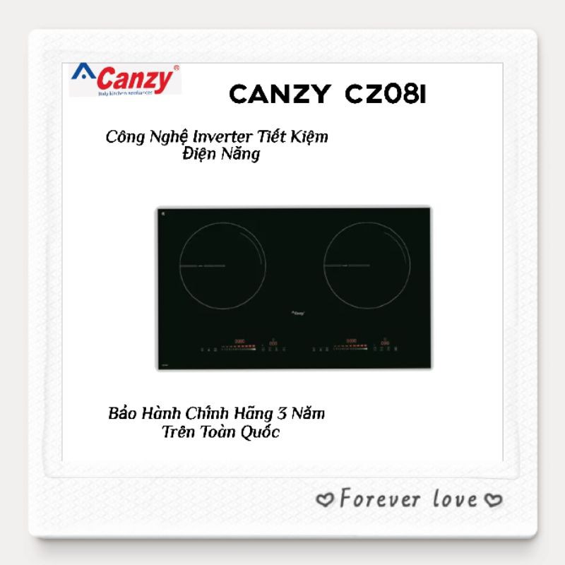 Bếp Từ Đôi Inverter CANZY CZ08I