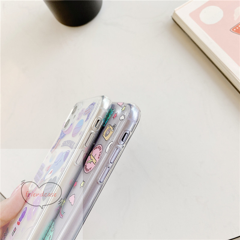 Oppo A5 A9 2020 Reno 5F A54 A31 A12 A91 A92 A52 Reno3 A37 A71 A3S A5S A7 A1K F9 F9Pro F11 Reno2F F7 F5 F1S A83 Label Space Airplane Soft Case