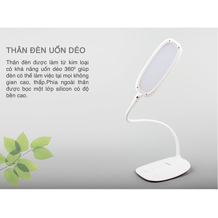 Đèn Bàn Tiross LED chống cận TS1803 - 6W, Sản Phẩm Chính Hãng, Bảo Hành 12 Tháng