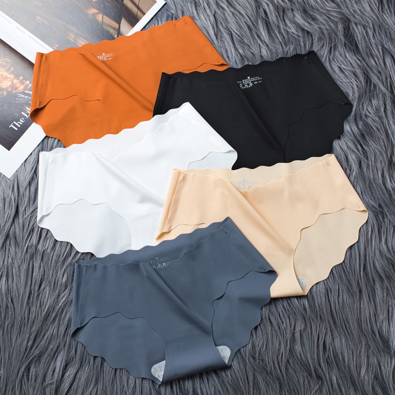 Quần lót nữ đúc su thun lạnh - Quần lót lượn sóng không đường may đáy dán chắc chắn không bung VALICA  LA09