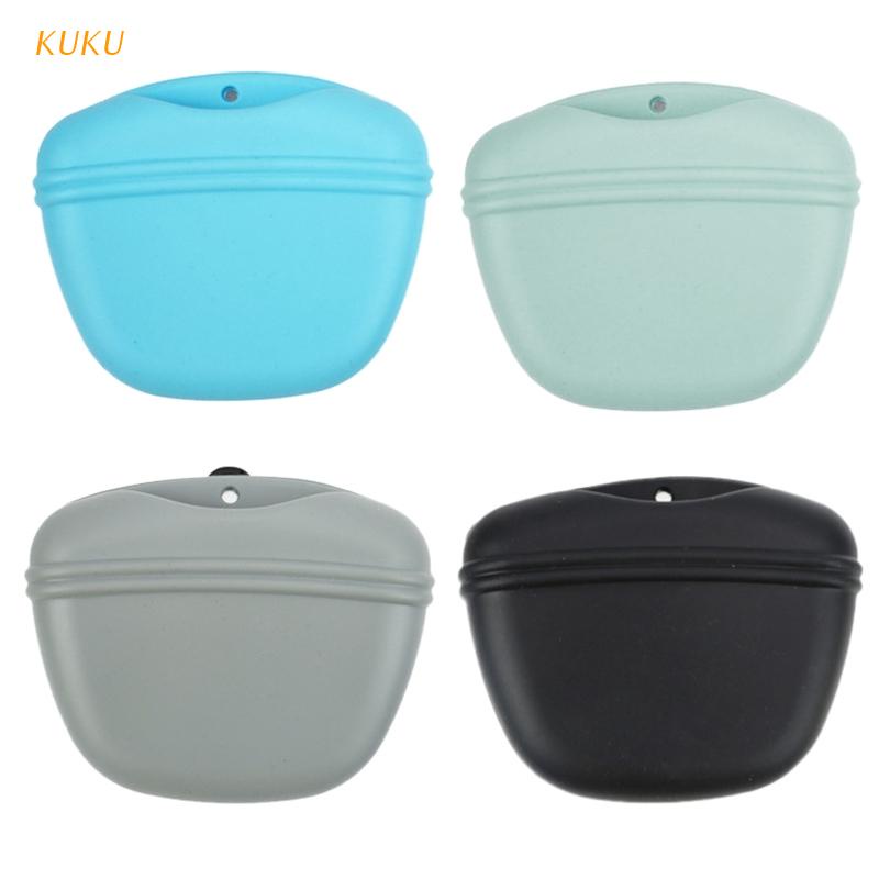 Túi Silicone Đựng Thức Ăn Kèm Thắt Lưng An Toàn Tiện Lợi Cho Cún Cưng