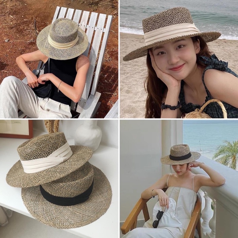 Nón cói đan gaucho 4 màu