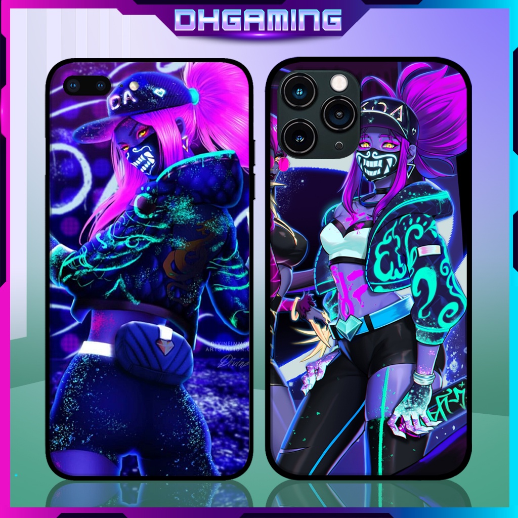 Ốp lưng điện thoại iPhone in hình game liên minh Akali Kda 3 và Akali Kda 5 - DHGaming