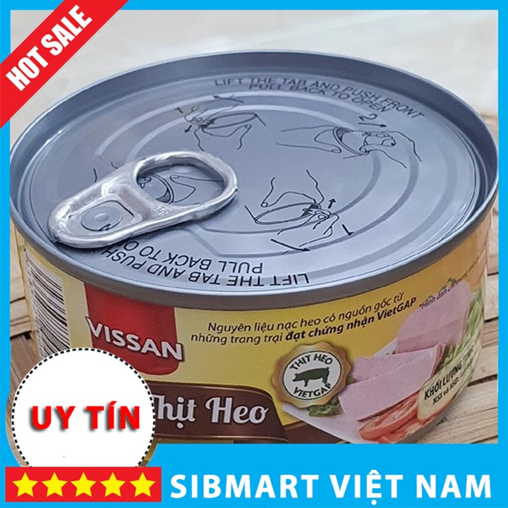 Pa-tê thịt heo Vissan 170g - SibMart Việt Nam - SC0043