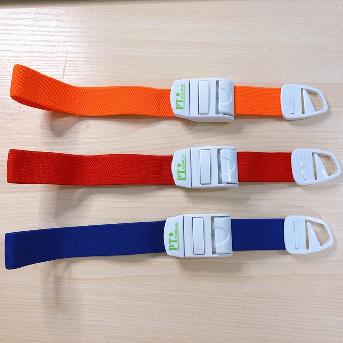 Dây Garo Khóa Nhựa Chất Lượng PT Medical Đỏ/Xanh/Cam Dùng Trong Y tế