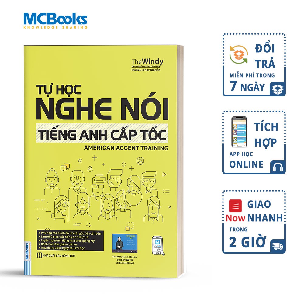 Sách - Tự Học Nghe Nói Tiếng Anh Cấp Tốc – American Accent Training Phiên Bản Mới - Học Kèm App Online