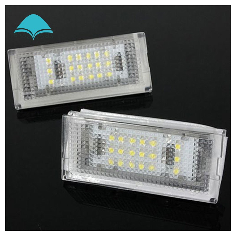 2 Đèn Led 18 Bóng Gắn Biển Số Xe Hơi Bmw E46 4dr Sedan 325i 328i 99-03