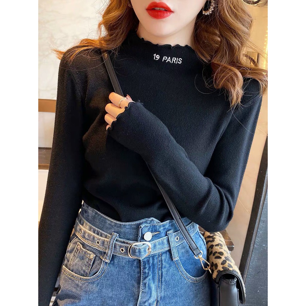 [RẺ VÔ ĐỊCH]Áo thun tay dài thu đông 19 PARIS BG161212