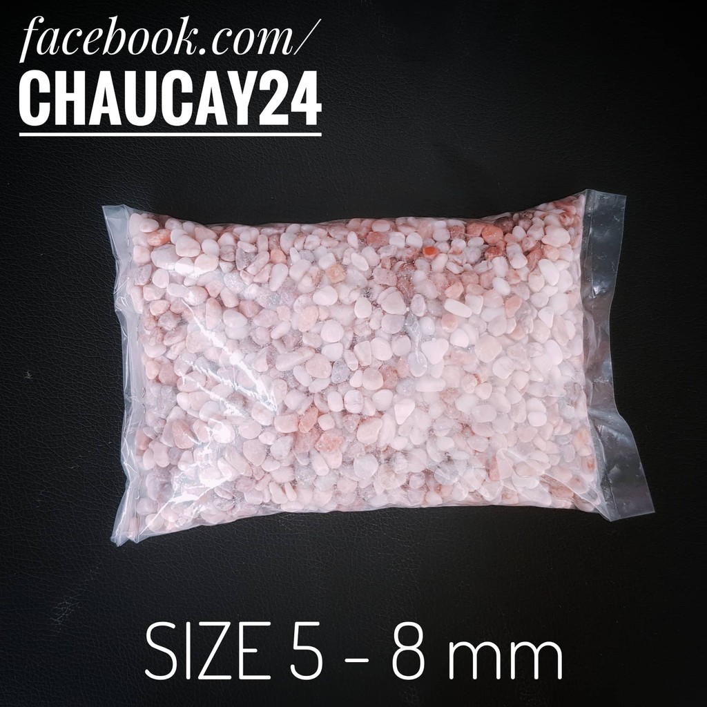 Sỏi đá size 5-8 mm trang trí hồ cá, chậu cây cảnh, sân vườn, terrarium