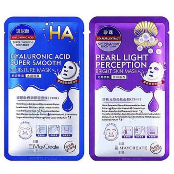 Mặt nạ Ha cấp ẩm dưỡng da làm trắng maycreat mask nội địa trung cao cấp 2 lớp