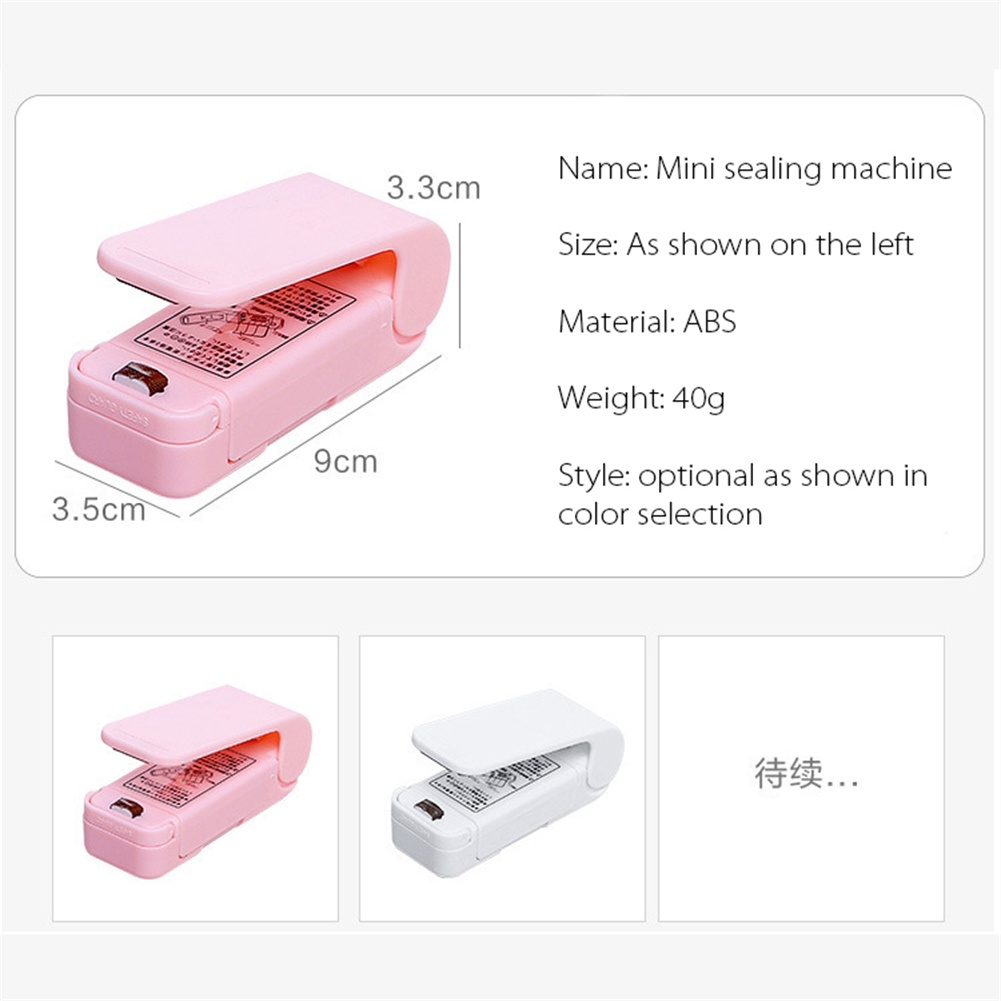Máy Hàn Miệng Túi Mini Cầm Tay/Túi Giữ Nhiệt Gia Đình Máy Hàn Miệng Túi Đồ Ăn Nhẹ Thực Phẩm Bằng Nhựa/Kẹp Túi Đựng Đồ Nhà Bếp Đóng Gói Thực Phẩm  LIFE08
