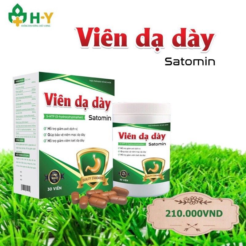 Viên dạ dày SATOMIN hộp 30 viên