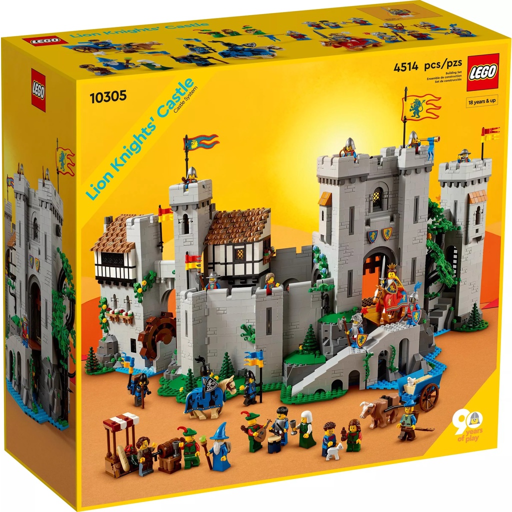 10305 Đồ chơi lắp ráp Iego® ICONS™ Lion Knights' Castle - Lâu đài hiệp sỹ