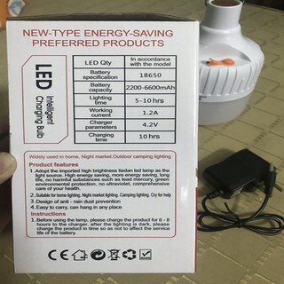 Bóng đèn led tích điện 35W