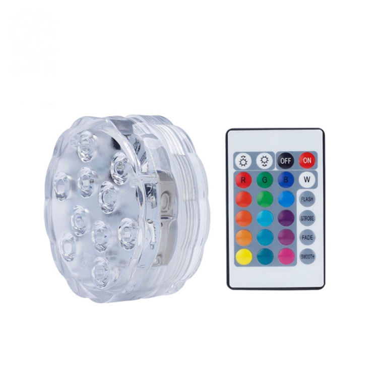 Đèn LED RGB Hình Nến Nhiều Màu Sắc Kèm Điều Khiển Từ Xa Chống Thấm Nước Tiện Dụng Cho Bể bơi / Hồ Bơ