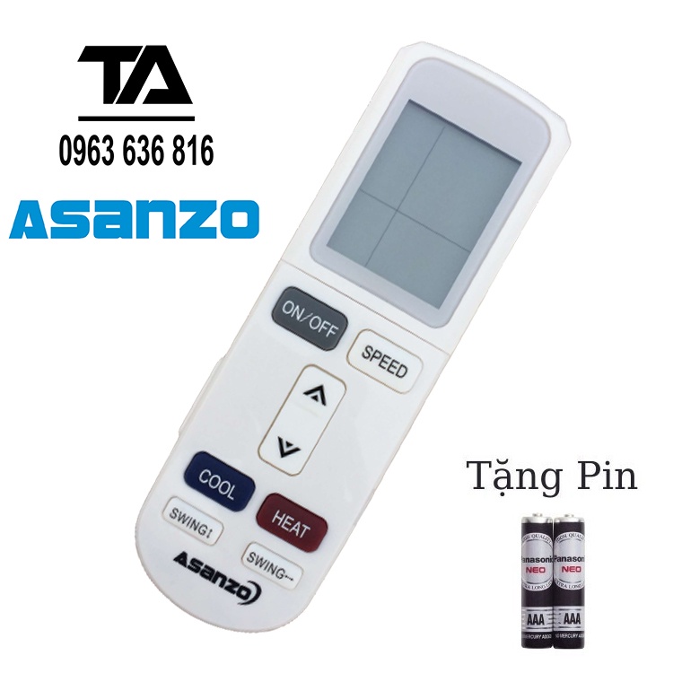 [FREESHIP 50K] ✔ Remote điều khiển điều hòa ASANZO - Tốt