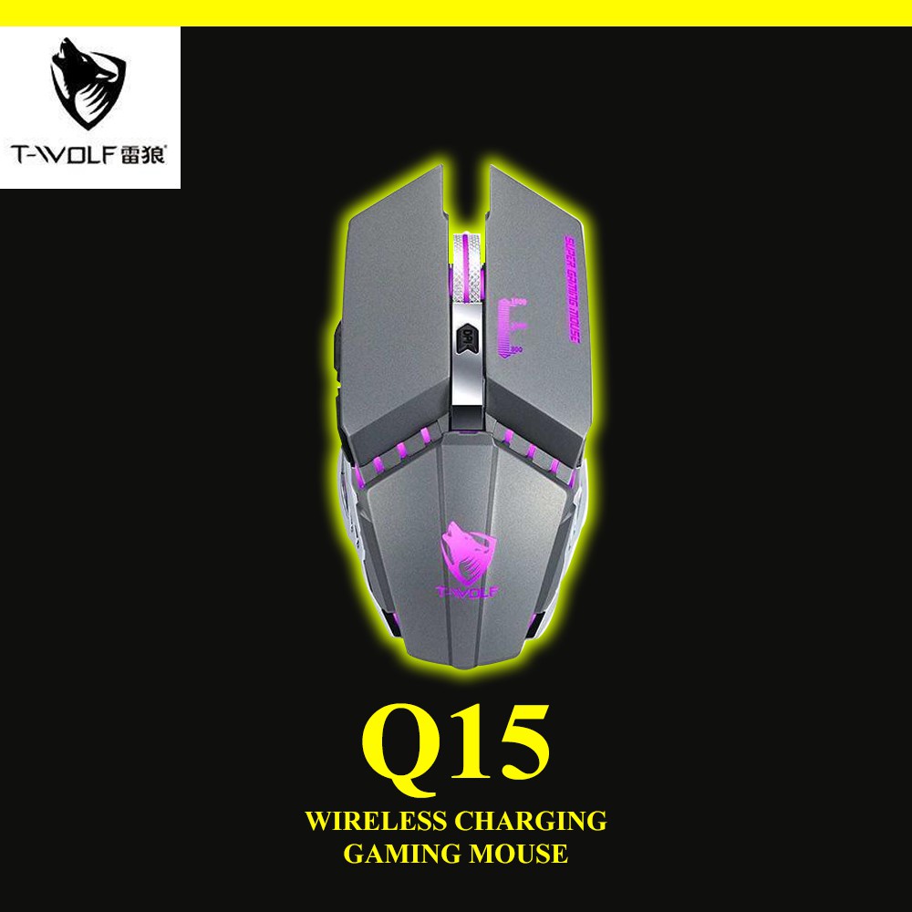 Chuột Không Dây Gaming T-Wolf Q15 Bảo Hành 2 Năm Chính Hãng