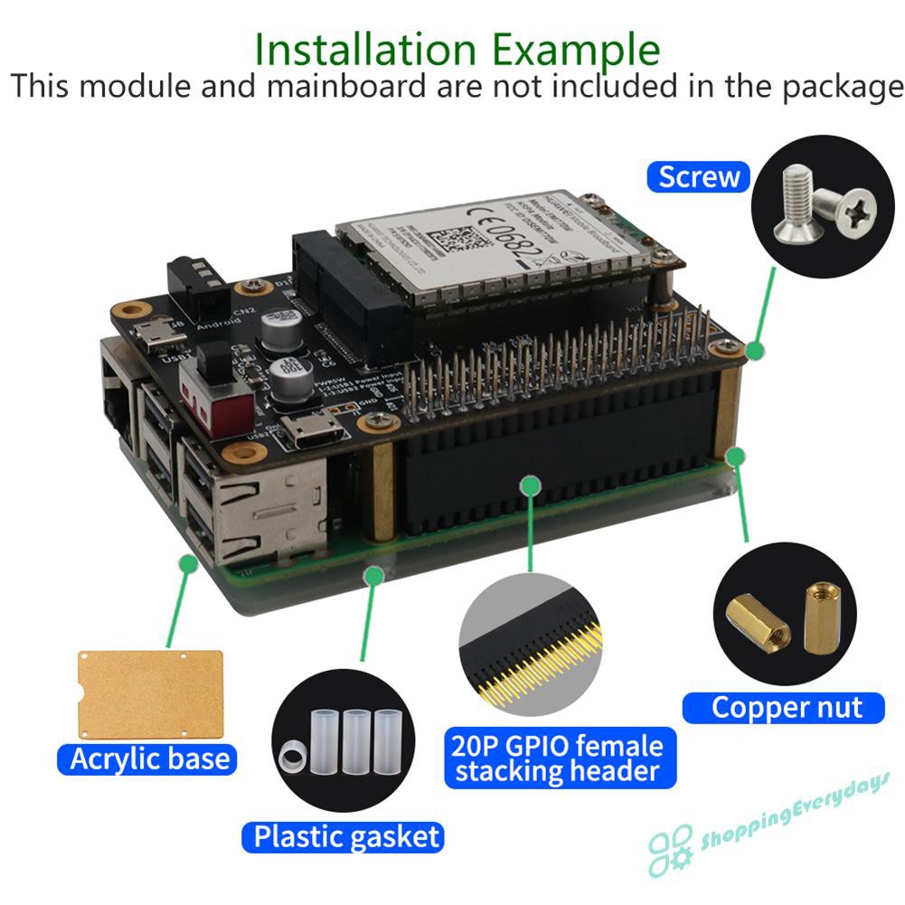 SV Set 2 Đầu Nối 20 Pin Gpio Cho Raspberry Pi A + / Pi Model B + / Pi 2 Pi 3