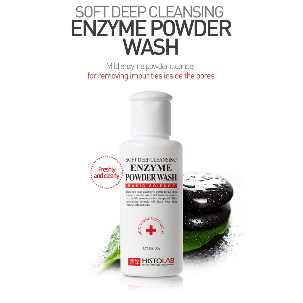 Sữa rửa mặt dạng bột tẩy tế bào chết dạng bột Histolab ENZYME POWDER WASH 50g - The Skincare Shop