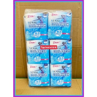 6 Gói Băng Vệ Sinh Diana Sensi Cool Fresh Siêu Mỏng Cánh