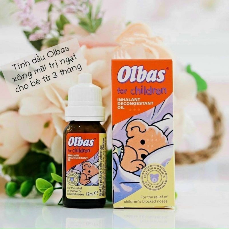 Tinh Dầu Olbas Xông Mũi Cho Bé Từ 3M