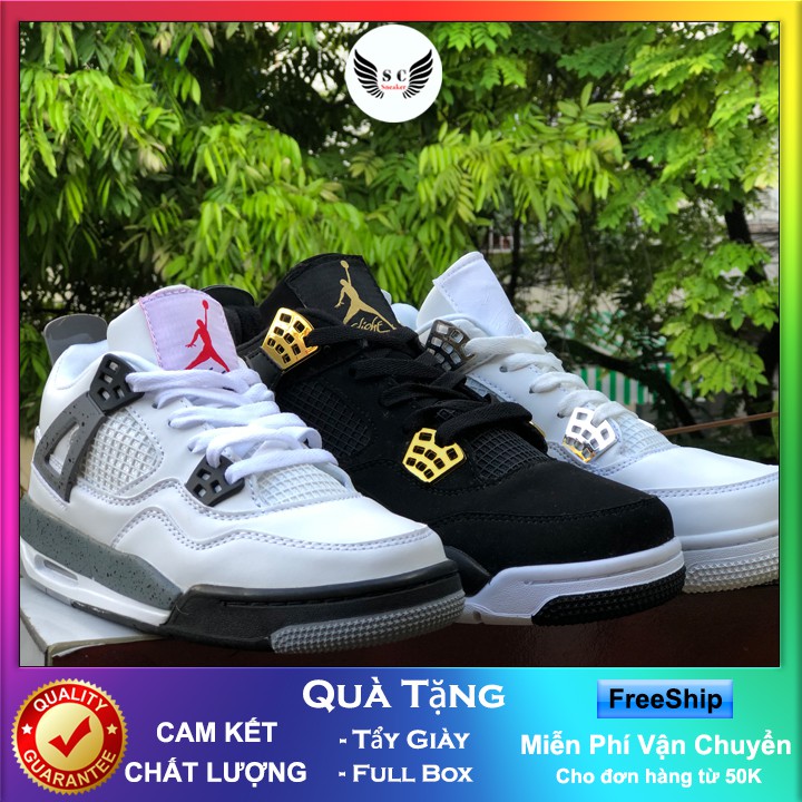 ✅ Giày Jordan4 💙 FREESHIP 💙 Giày Sneaker Jordan 4 Các Màu Nam Nữ Cao Cấp ✅ ˇ