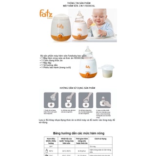 máy hâm sữa fatz