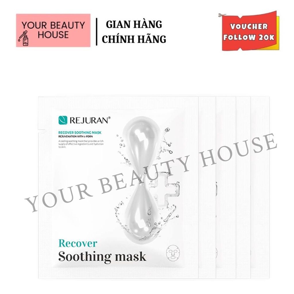 [Rejuran] Mặt Nạ Phục Hồi Dịu Da Recover Soothing Mask