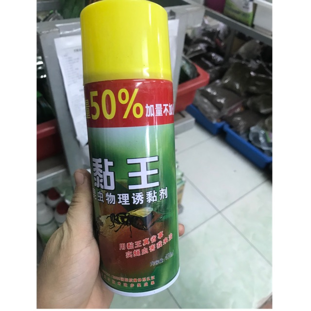 Chai keo xịt bẫy ruồi vàng 450ml