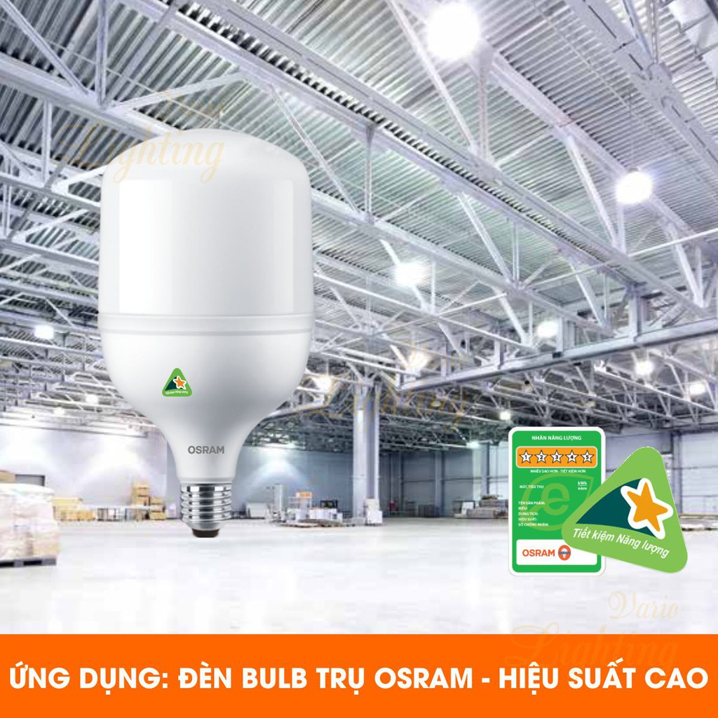 Bóng đèn LED TRỤ ECO CLASSIC A E27 OSRAM -  Hiệu suất cao, chất lượng ánh sáng vượt trội