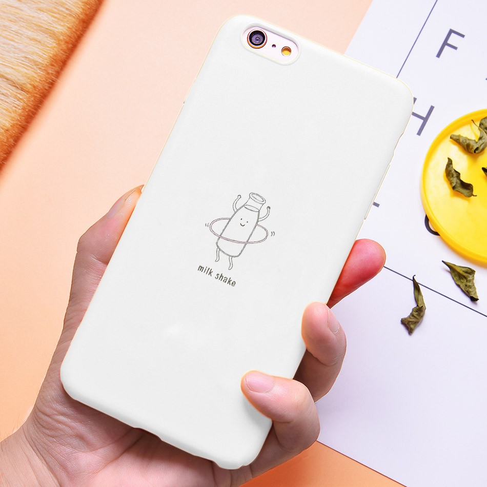 [Freeship toàn quốc từ 50k] Ốp lưng milkshake là gì icon vui nhộn  TPU cao cấp siêu HOT cho Ip6 Ip7 IpXs IpXS Max Ip6 pl