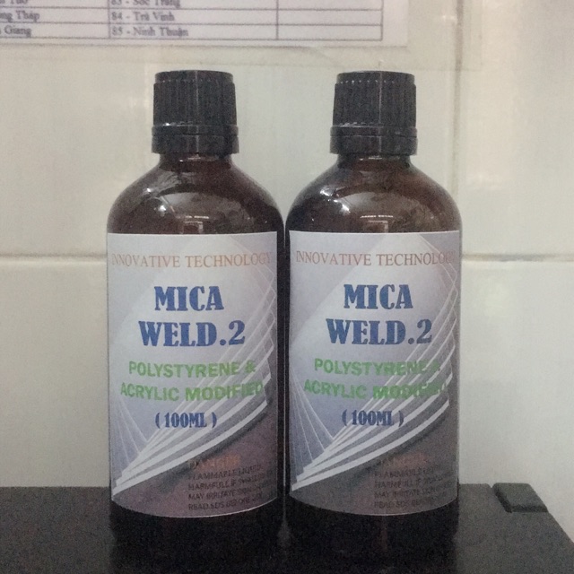 Keo Dán Mica Acrylic Weld.2 - Dán Mica Trung Quốc ( 100ml )