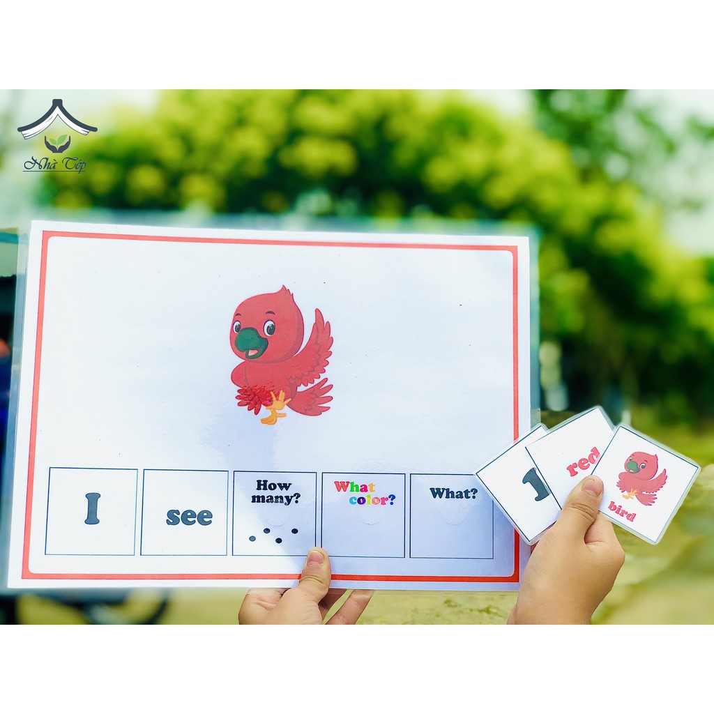 [Học liệu dính dán] Học liệu tập đếm