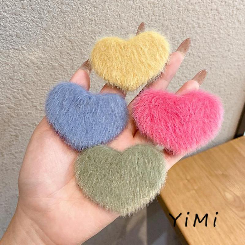 【Yimi.Vn】Kẹp tóc màu đỏ sang trọng