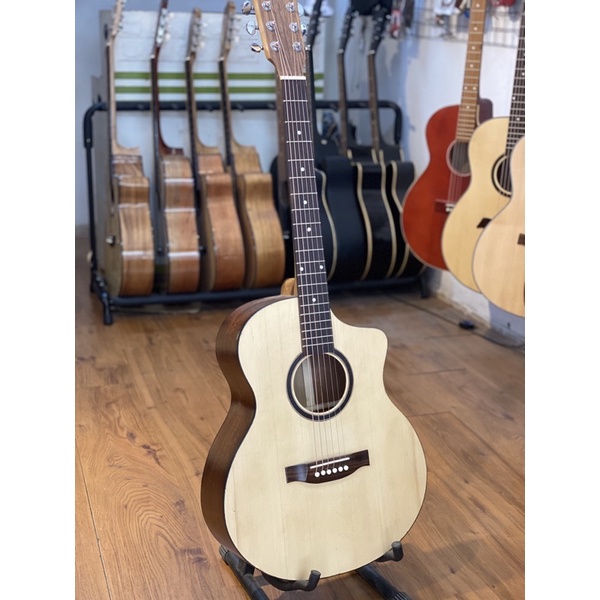 Acoustic gỗ Điệp Mahogany Giá Rẻ - Guitar Mạnh Linh