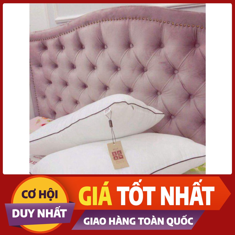 Cặp ruột gối đầu Muji ép hơi vỏ cotton dày - Hàng đẹp ( Size 45x65)