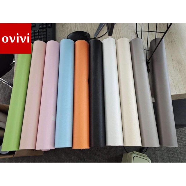 10m Giấy dán tường một màu  - 10m decal dán tường màu trơn có keo sẵn thời thượng