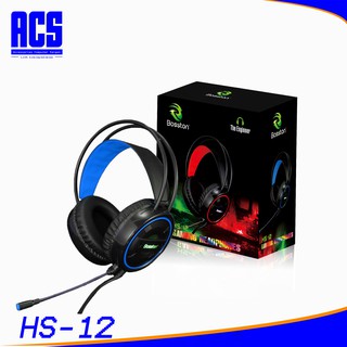 Tai nghe chụp tai chuyên game Bosston HS-12 - Chính hãng BH 12 tháng