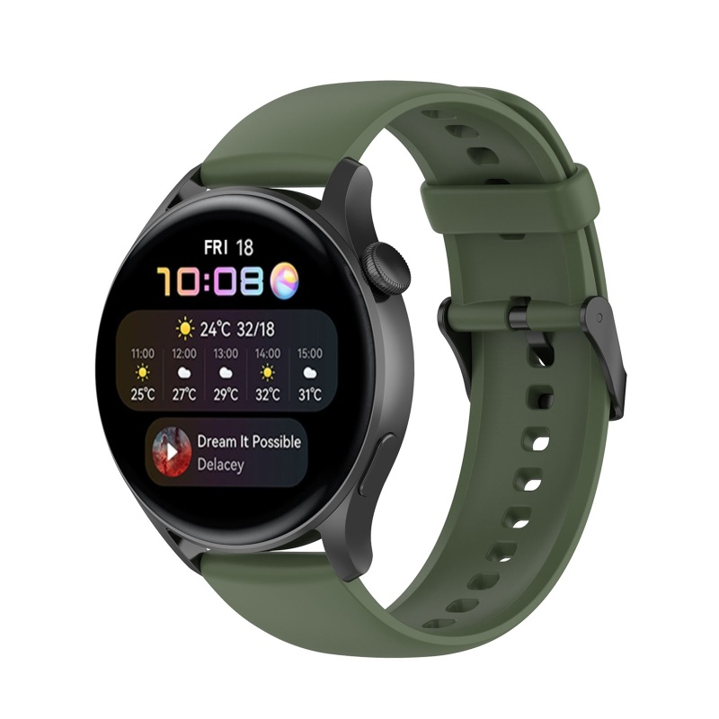 Dây Đeo Silicone Chống Nước 22mm Cho Đồng Hồ3 watch3 pro GT2 pro GT 2e watchGT2 46mm