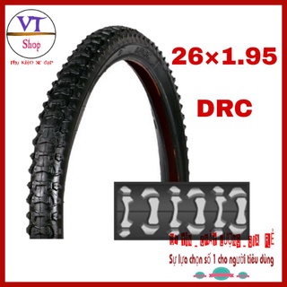 Lốp xe đạp thể thao 26x1.95 chính hãng drc