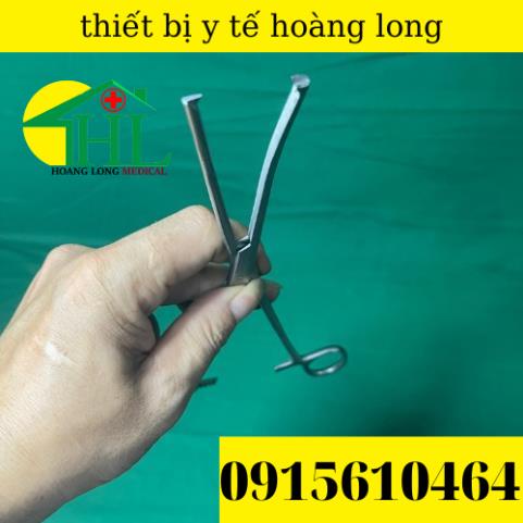 Panh Y Tế, Panh Gắp Phẫu Thuật, Pen Kẹp Y Tế, Panh Cong Có Mấu 24cm - Hàng Pakistan