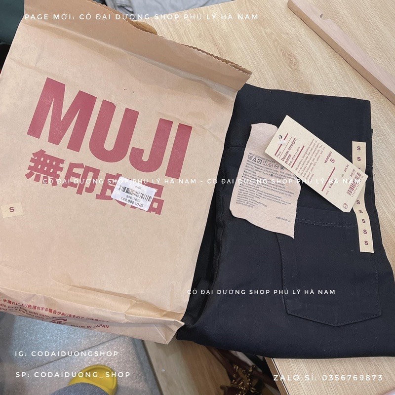 Quần legging Muji siêu co dãn