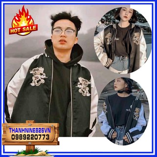 (MỚI) Áo Khoác Dù Jacket Thêu ( kèm ảnh thật )