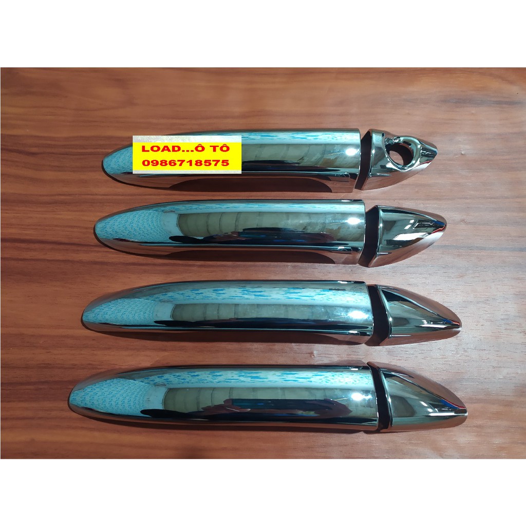 Bộ Ốp Tay Nắm Cửa Huyndai Grand i10 2022-2015 Mạ Crom