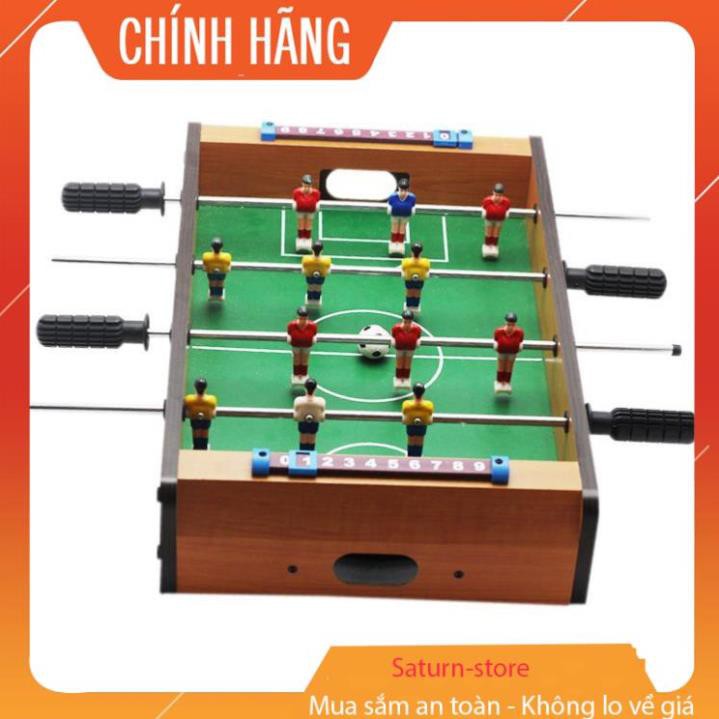 Đồ chơi bàn bi lắc bóng đá Table Top Foosbal, Bộ đồ chơi bàn bi lắc đá bóng bằng gỗ cho bé - CHƠI LÀ THÍCH